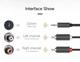 Кабель аудио UGREEN 3.5 mm to 2RCA стерео разветвитель PVC 1М Grey (AV102) - изображение 3