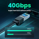 Высокоскоростной интернет кабель RJ45 Ethernet UGREEN плоский плетенный Lan сетевой кабель шнур 0.5 м - изображение 5