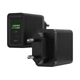 Сетевое зарядное устройство Vention с 2 портами USB A + USB C 18 Вт + 20 Вт PD Black (FBBBO-EU) - изображение 3