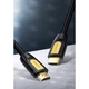 Кабель HDMI UGREEN HDMI to HDMI 2.0 Version Round Cable 5м Black/ Yellow (HD101) - изображение 2