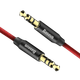 Кабель аудио Baseus Yiven M30 3.5мм - 3.5 мм 1 м Red/Black (CAM30-B91) - изображение 3