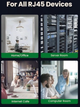 Интернет кабель Ugreen Ethernet RJ45 Cat 8 сетевой шнур 10 м Black (NW153) - изображение 5