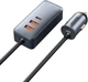 Автомобільний зарядний пристрій Baseus Share Together PPS with extension cord 120 W Grey (CCBT-A0G) - зображення 1
