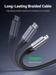 Дата кабель UGREEN USB 3.0 A to Micro B Cord Nylon Braided External Hard Drive Cable 1 м Black (US374) - изображение 5