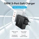 Зарядное устройство Vention Adapter USB-C GaN Fast Charging PD QC4+ 65W FED Black (FEDB0-EU) - изображение 2