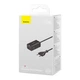 Зарядное устройство Baseus GaN3 Pro GaN 2 x USB Type C 2 x USB 65 W PD с кабелем Black (CCGP040101) - изображение 5