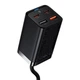 Зарядное устройство Baseus GaN3 Pro GaN 2 x USB Type C 2 x USB 65 W PD с кабелем Black (CCGP040101) - изображение 10
