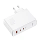 Зарядное устройство СЗУ Baseus GaN5 Pro Fast Charger QC4.0+PD3.1 140W USB+2Type-C 5A White (CCGAN140CE) - изображение 3