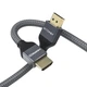 Кабель видео BlitzWolf HDMI 8K 48 Гбит/с 2 м Dark Gray (BW-HDC5) - изображение 1