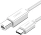 Кабель Ugreen USB Type C USB Type B USB Printer Cable для принтерів, сканерів, МФУ 1.5 м White (US241) - зображення 1