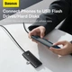 USB-хаб адаптер Baseus Lite Series 4-Port USB-A HUB 4X USB 3.0 1 м Black (BS-OH013) - изображение 2