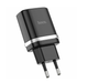 Зарядний пристрій Hoco Smart QC3.0 charger Black (C12Q) - зображення 1