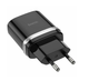 Зарядний пристрій Hoco Smart QC3.0 charger Black (C12Q) - зображення 2