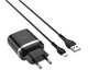 Сетевое зарядное устройство Hoco Smart QC3.0 charger + кабель Micro USB 1м Black (C12Q) - изображение 1