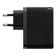 Сетевое зарядное устройство Baseus GaN5 Pro GaN USB Type C / USB 100W PD3.0 QC4.0+ AFC Black (CCGP090201) - изображение 2