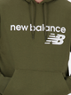 Bluza męska z kapturem kangurka New Balance NBMT03910DMO 2XL Oliwkowa (197375441641) - obraz 4