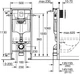 Инсталляция GROHE Rapid SL 5-в-1 36501000 с панелью смыва Arena Cosmopolitan и унитазом Euro Ceramic с сиденьем Soft Close дюропласт - изображение 15