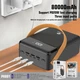 Зовнішній переносний аккумулятор зарядне Повер Банк Power Bank LENYES PX891 80000mAh 22.5W з ліхтарем - зображення 5