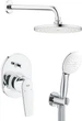 Душевой гарнитур скрытого монтажа со смесителем GROHE BauFlow UA29045003 (26406003+29045000+27541001+28576000) - изображение 1