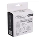 Набор кранов угловых Q Professional Exlusive керамика 1/2″X1/2″ 9999 Chrome(1уп.) - изображение 2