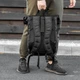 Городской рюкзак RollTop черный тканевой с отделением для ноутбука на 20-25 литров РоллТоп Proof для путешествий. - изображение 6