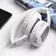 Наушники Hoco Bluetooth 300мАч MicroSD/AUX W23 Brilliant Sound White (W23_White) - изображение 5