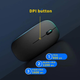 Бездротова комп'ютерна bluetooth миша Wireless Mouse на акумуляторі чорна - изображение 4
