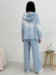 Худи оверсайз женское ARTKNIT Vibe Cotton XL Голубое (4823093463813) - изображение 2
