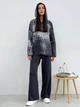 Худи оверсайз женское ARTKNIT Vibe Cotton S Графитовое (4823093463530) - изображение 4