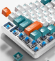 Клавиатура проводная Aula Wind F2088 Pro Mechanical White/Blue + 9 Orange keys KRGD Blue USB EN/UA (6948391234908) - изображение 4