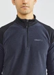 Спортивная флисовая кофта мужская CRAFT Core Edge Thermal 1909502-999995 Black/Asphalt XXL - изображение 3