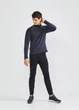 Спортивная флисовая кофта мужская CRAFT Core Edge Thermal 1909502-999995 Black/Asphalt XXL - изображение 6