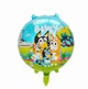 Фольгована Кулька Двостороння Bluey Аnd Bingo Блуї та Бінго Кругла 45см (18") - зображення 2