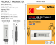 Флешка Kodak 64GB 2в1 (USB / Type-C) Металл - изображение 3