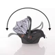 Автокрісло Бебикокон Lorelli Pluto 0-13 kg Light Grey | Автолюлька Лорелли Плуто 0-13 кг - зображення 5