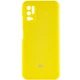 Чохол Silicone Cover Full Camera (AAA) на Xiaomi Redmi Note 10 5G / Poco M3 Pro Жовтий / Bright Yellow - зображення 1