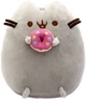 Мягкая игрушка Пушин кэт Pusheen cat большой S&T 23 х 25 см с Пончиком в лапках Серый (n-9719) - изображение 1