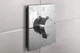 Наружная часть смесителя с термостатом Hansgrohe Showerselect Comfort E хром 15572000 - изображение 4