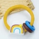 Іграшка-прорізувач ортодонтичний Mommy Bag Веселка Жовта - изображение 4