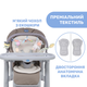 Стільчик для годування Chicco Polly Magic Relax New, сіро-бежевий - зображення 8