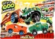 Набор фигурок Гуджитсу Heroes of Goo Jit Zu Mobiles Tygor vs Rock Jaw машинки Тигр и Крокодил - изображение 2