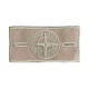 Патч Стон Айленд (Stone Island) Beige Ghost + 2 пуговицы Бежевый - изображение 2