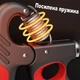 Регульований еспандер для пензля з навантаженням 5-100кг з лічильником натискань до 9999 чорно-жовтогарячий 29157 помар - зображення 3