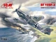 Сборная модель ICM Мессершмит Bf 109F-2, немецкий истребитель 2 Мировой войны 48102 - изображение 2