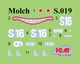 Сборная модель ICM Подводная лодка типа "Мольх", немецкая мини-субмарина 2СВ S.019 - изображение 5