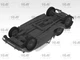 Сборная модель ICM Typ 320 W142 Cabriolet Soft Top, Немецкий штабной автомобиль 2СВ с поднятым тентом 35542 - изображение 11