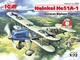 Сборная модель ICM He 51А-1, немецкий истребитель-биплан 72193 - изображение 2
