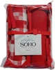 Набор 2 полотенца Soho White&Red 40x60 см (BS 88005B) - изображение 3