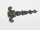 Петля фигурная декоративная 114х70 мм Античная бронза (D-075-11) - изображение 2