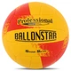 Мяч волейбольный PU BALLONSTAR (PU, №5, 3 шара, сшит вручную) (LG9489_Желто-красный) - изображение 1